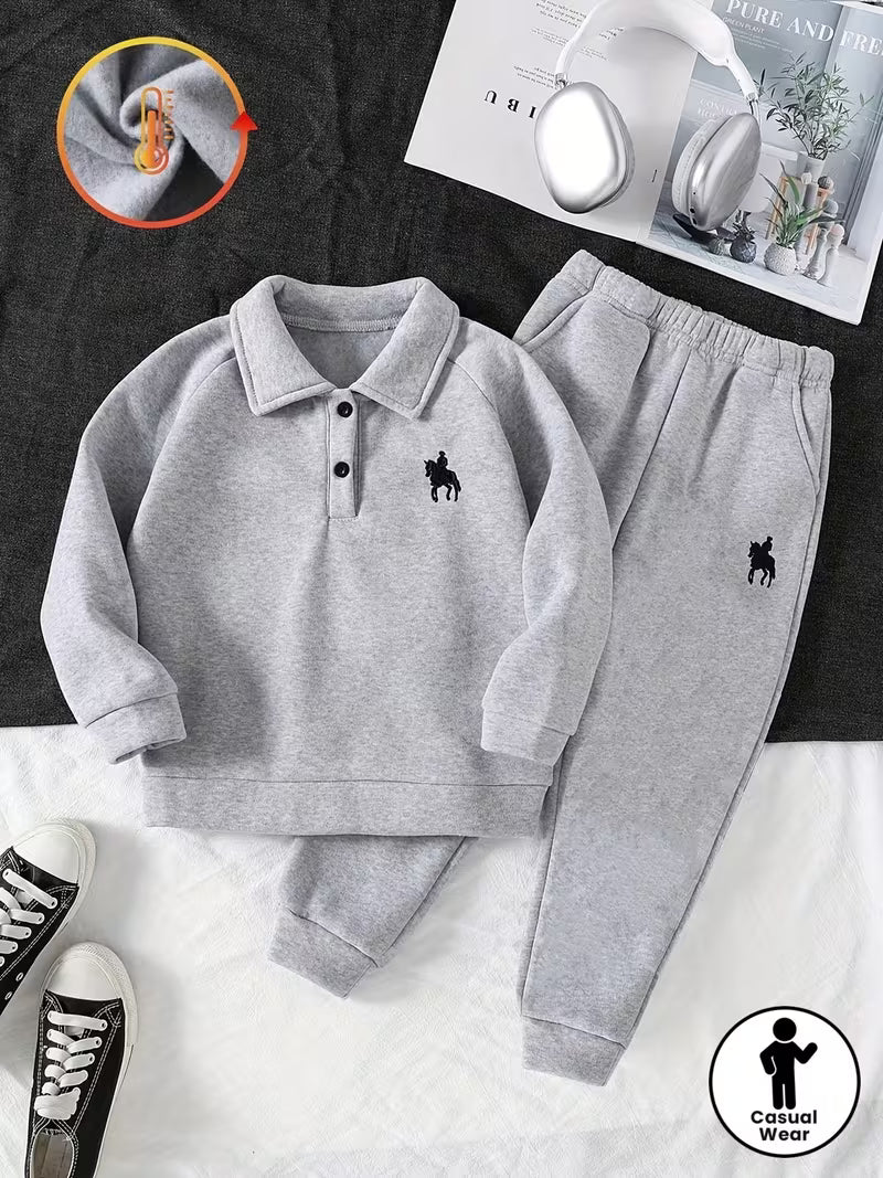 InfantLane “Urban Cozy” Set – Light Grey